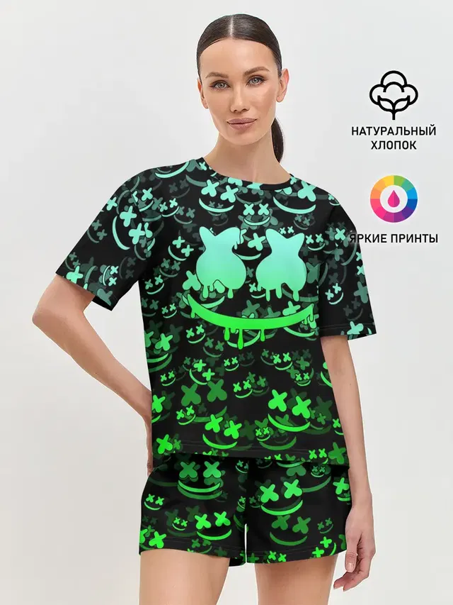 Женская пижама с шортами