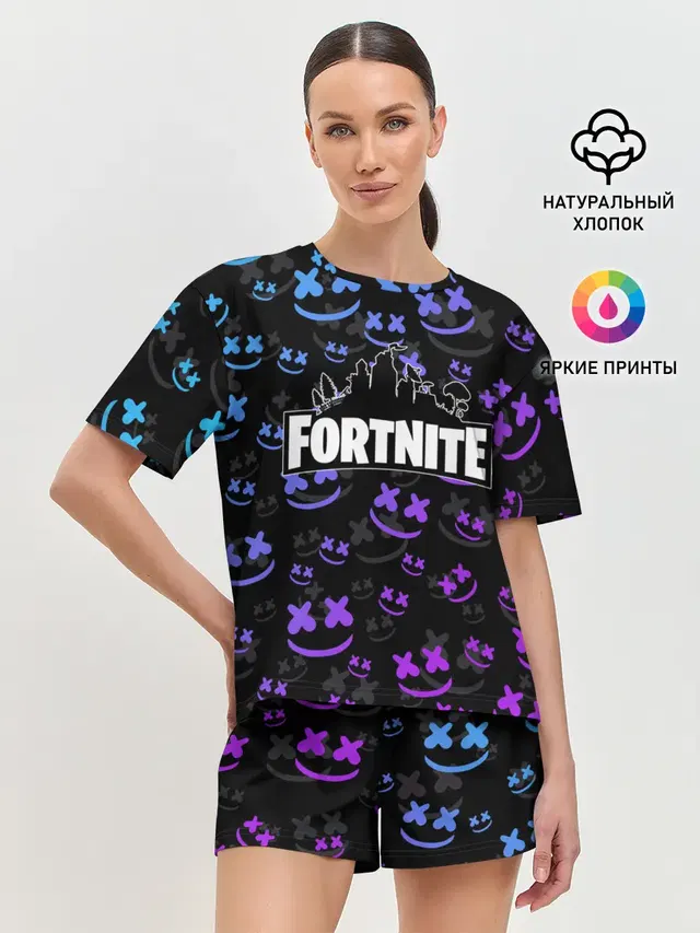 Женская пижама с шортами