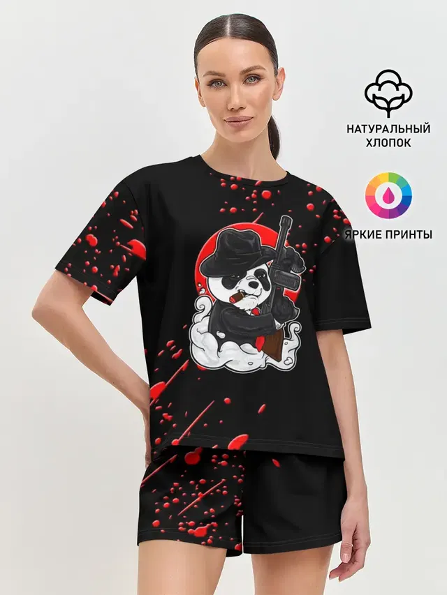 Женская пижама с шортами