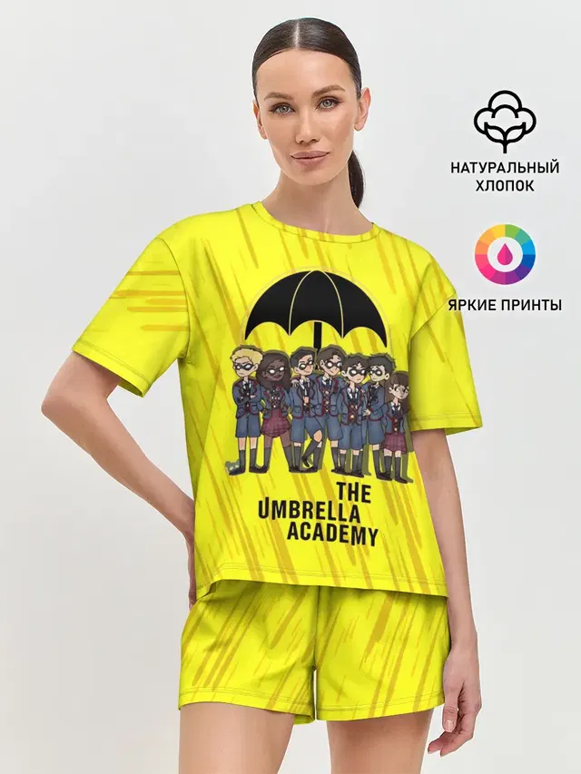 Женская пижама с шортами