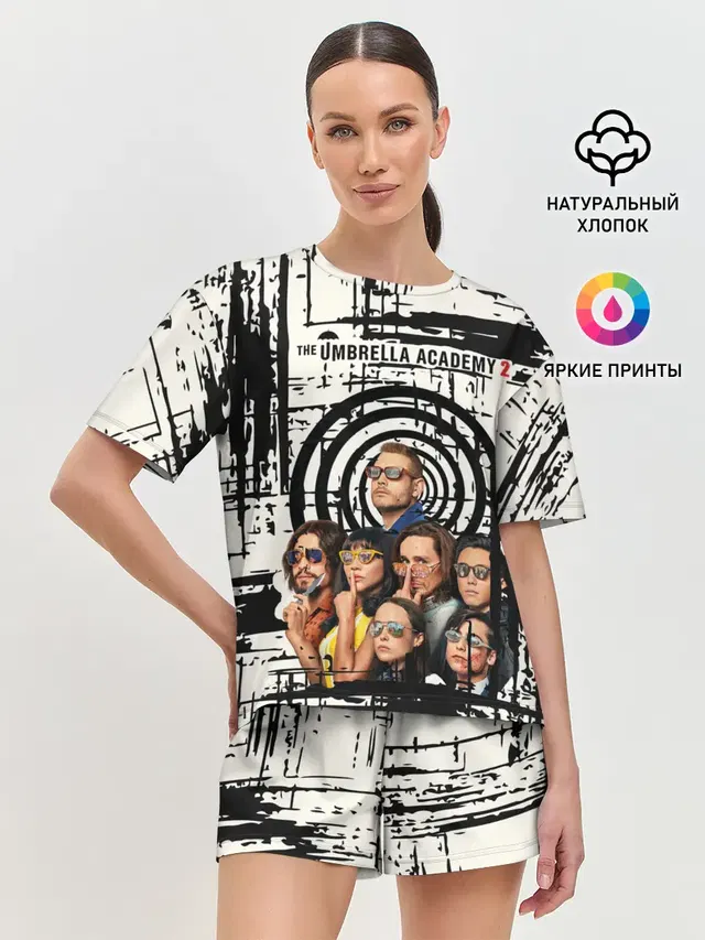 Женская пижама с шортами
