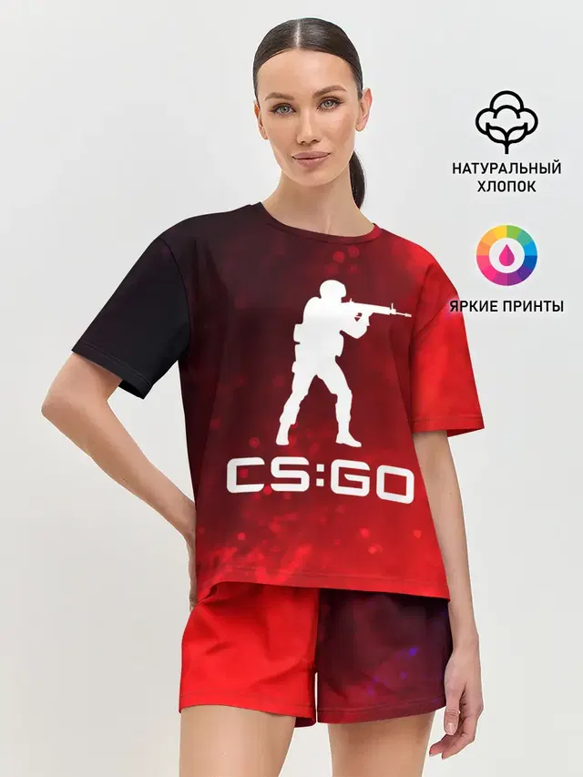 Женская пижама с шортами
