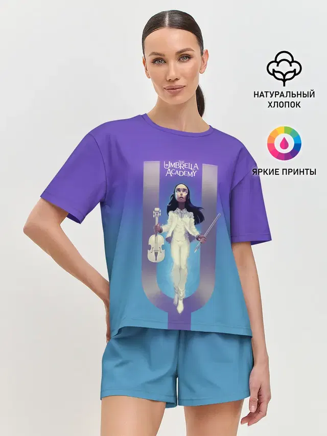 Женская пижама с шортами