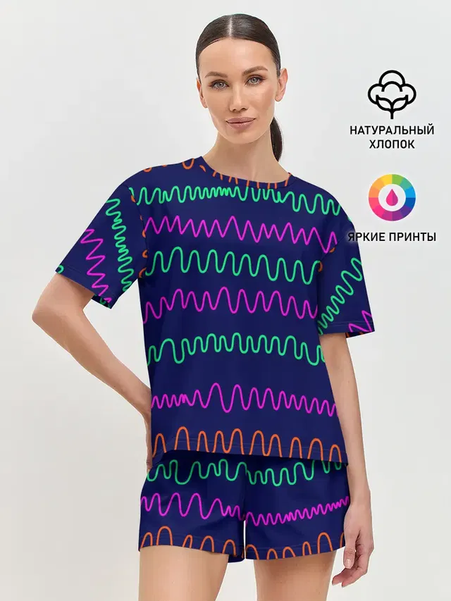 Женская пижама с шортами