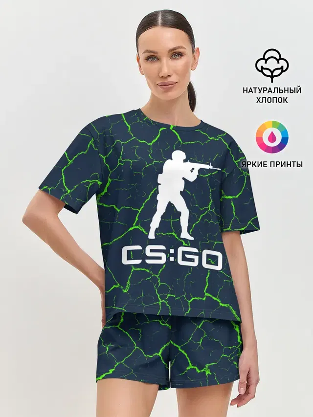 Женская пижама с шортами