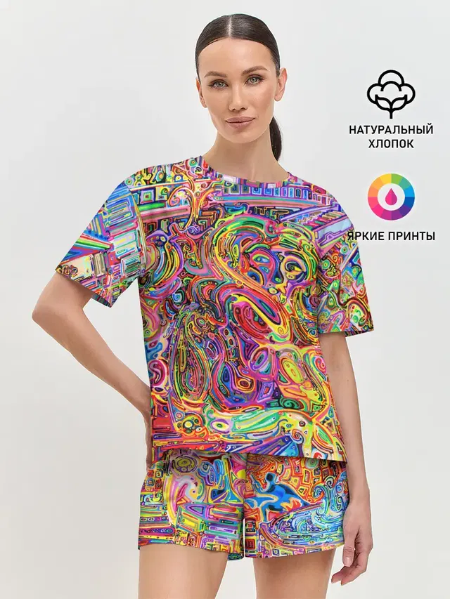 Женская пижама с шортами