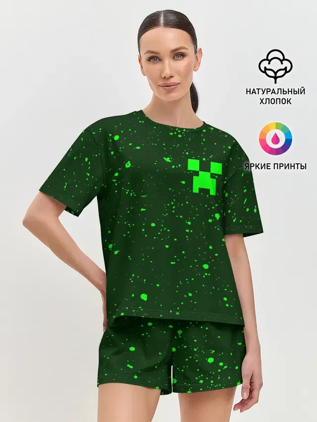 Женская пижама с шортами