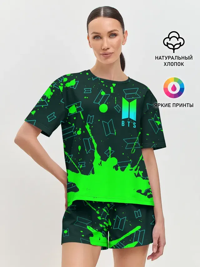 Женская пижама с шортами
