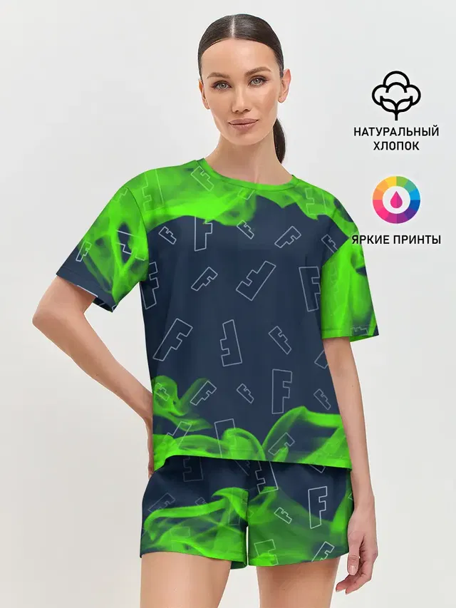 Женская пижама с шортами