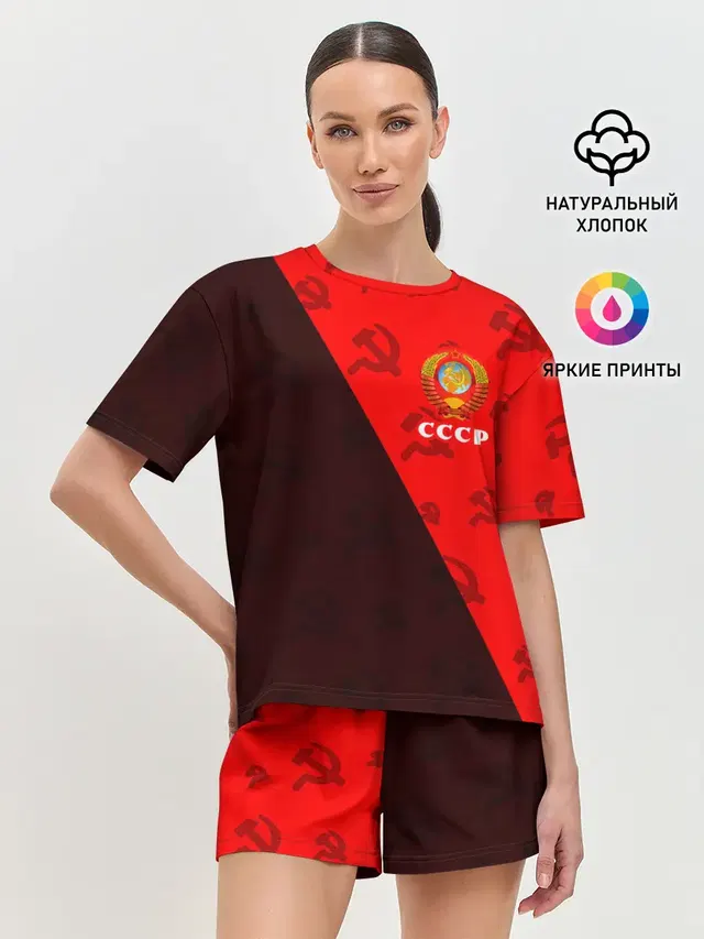 Женская пижама с шортами