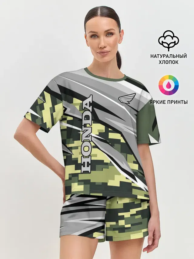 Женская пижама с шортами