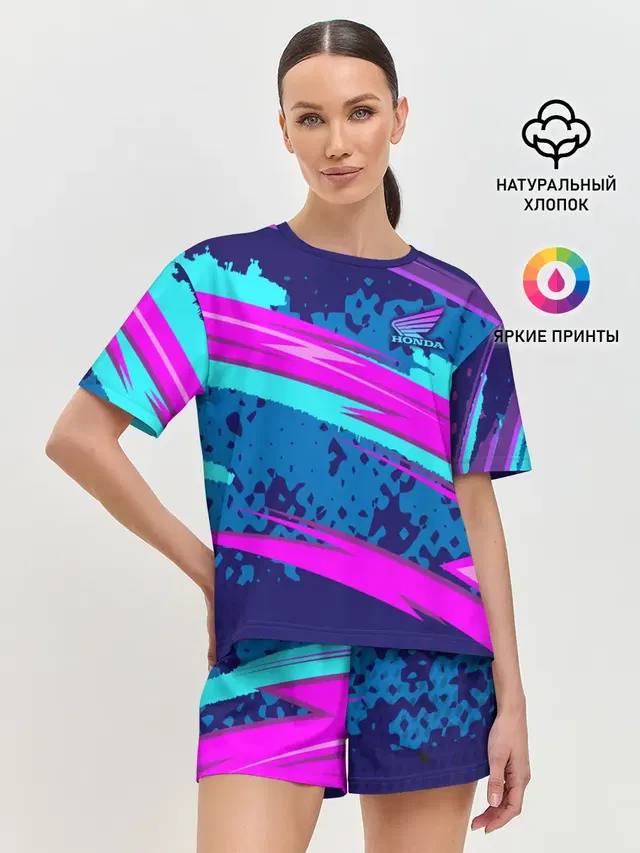 Женская пижама с шортами