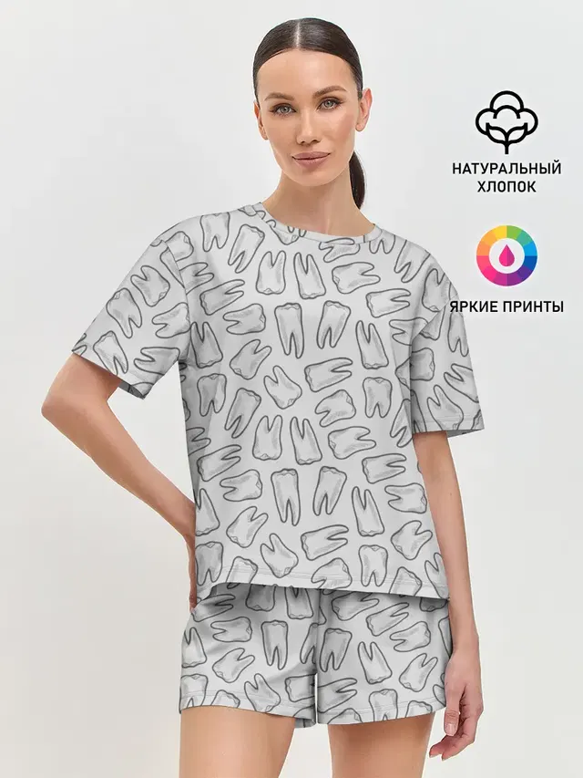 Женская пижама с шортами