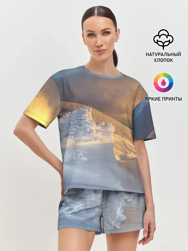 Женская пижама с шортами