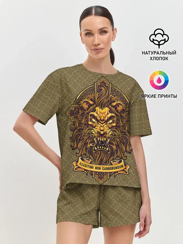 Золотой лев на кресте