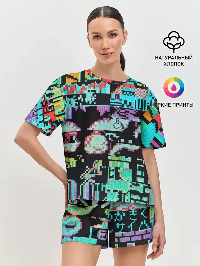 Женская пижама с шортами