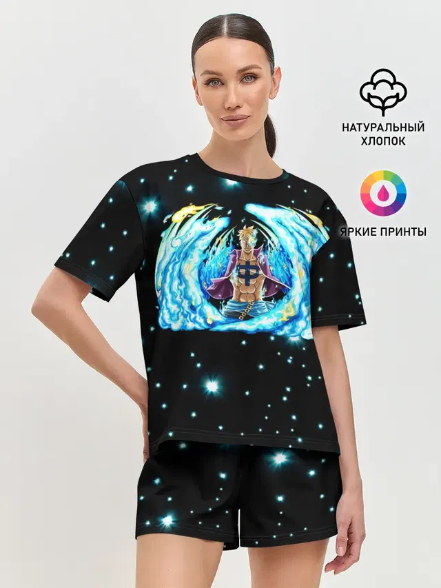 Женская пижама с шортами
