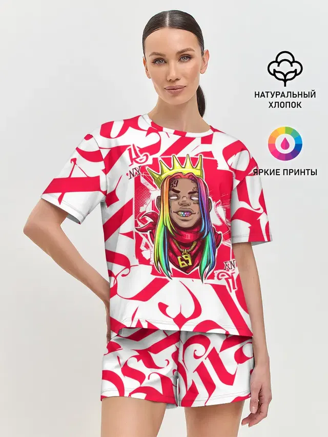 Женская пижама с шортами