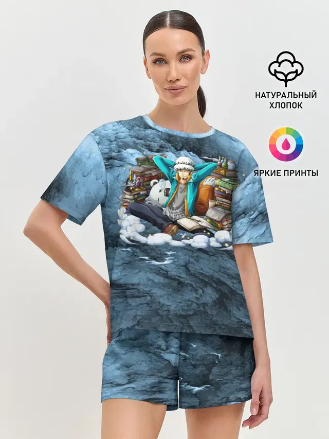 Женская пижама с шортами