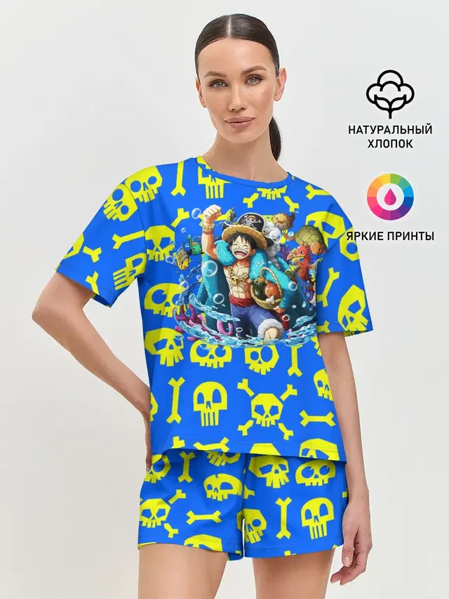 Женская пижама с шортами