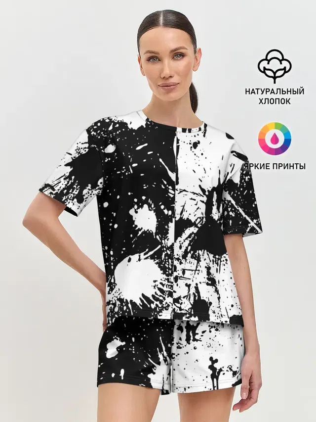 Женская пижама с шортами