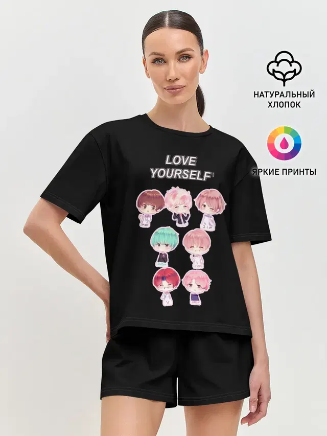 Женская пижама с шортами