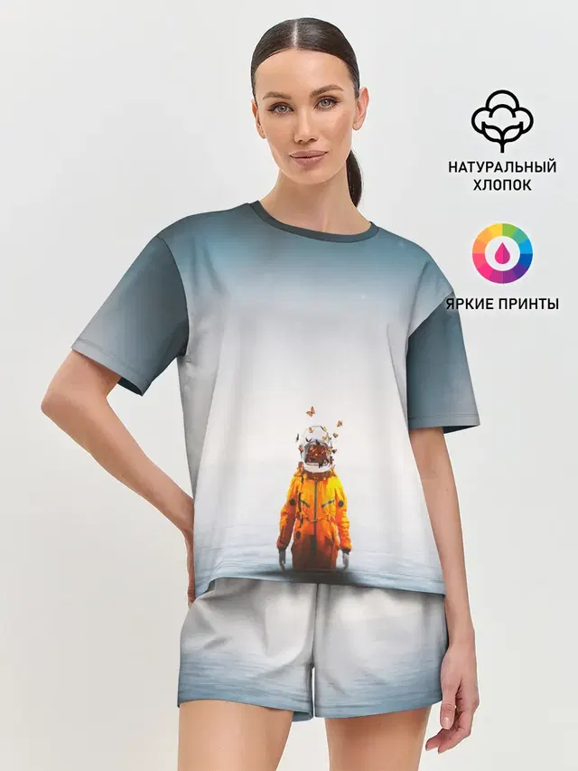 Женская пижама с шортами