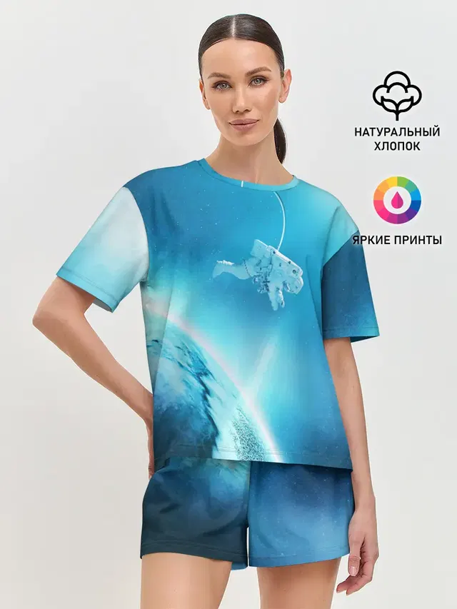 Женская пижама с шортами