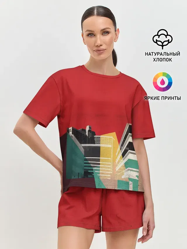 Женская пижама с шортами