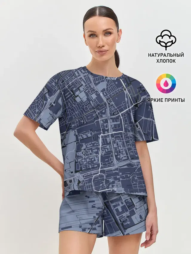 Женская пижама с шортами