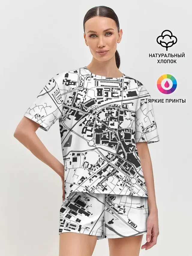 Женская пижама с шортами