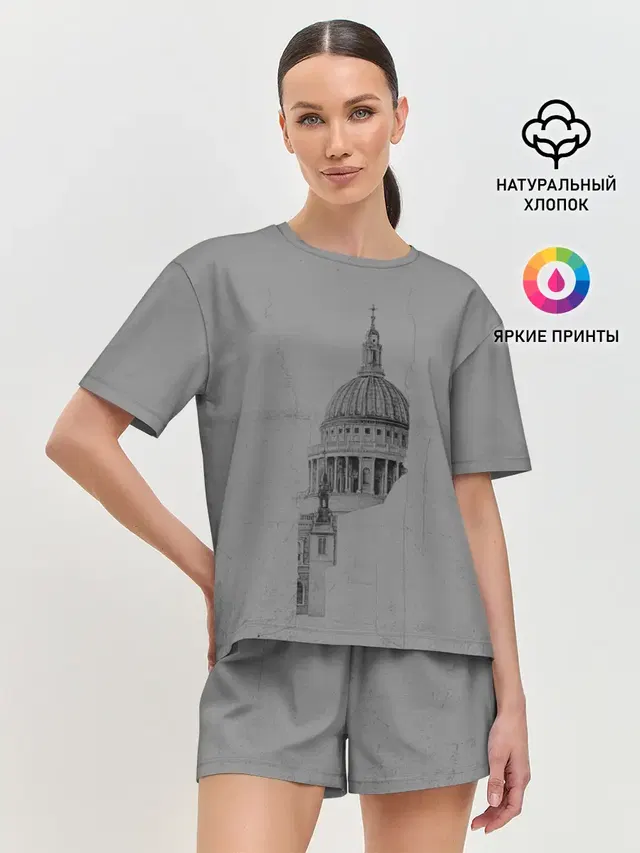 Женская пижама с шортами