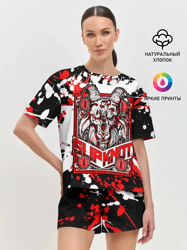 Женская пижама с шортами