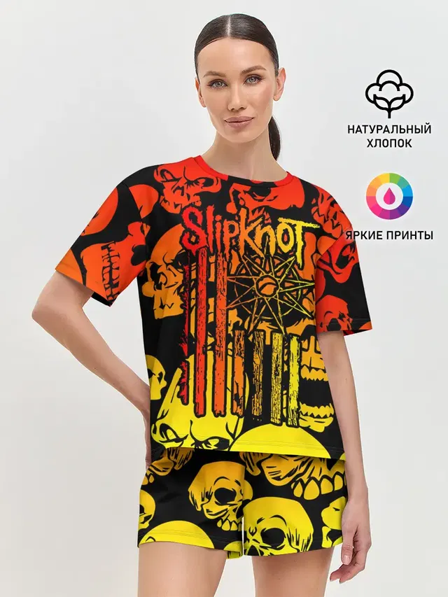 Женская пижама с шортами