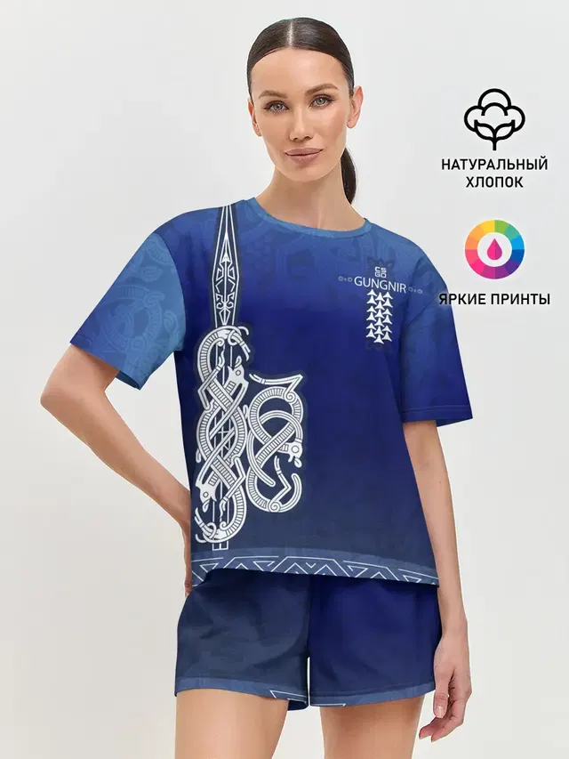 Женская пижама с шортами
