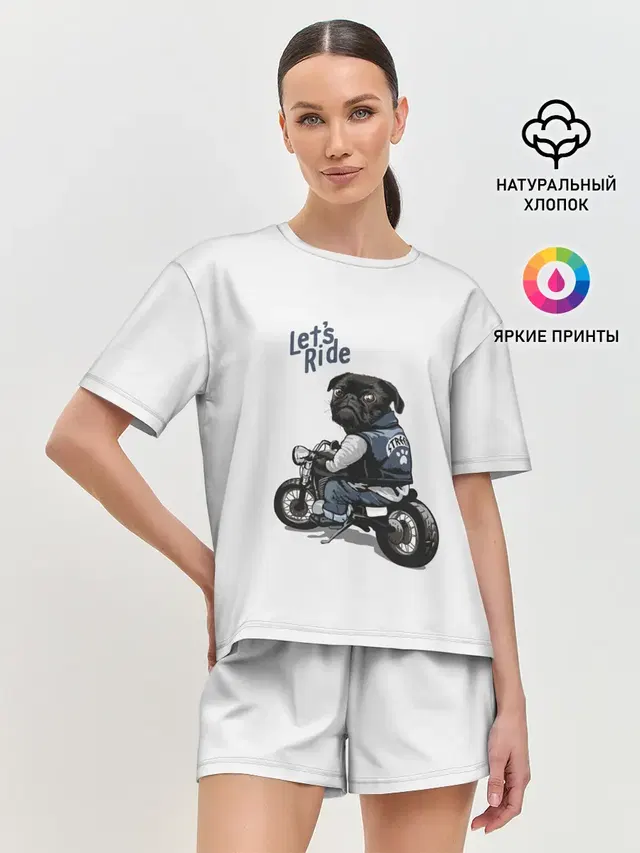 Женская пижама с шортами