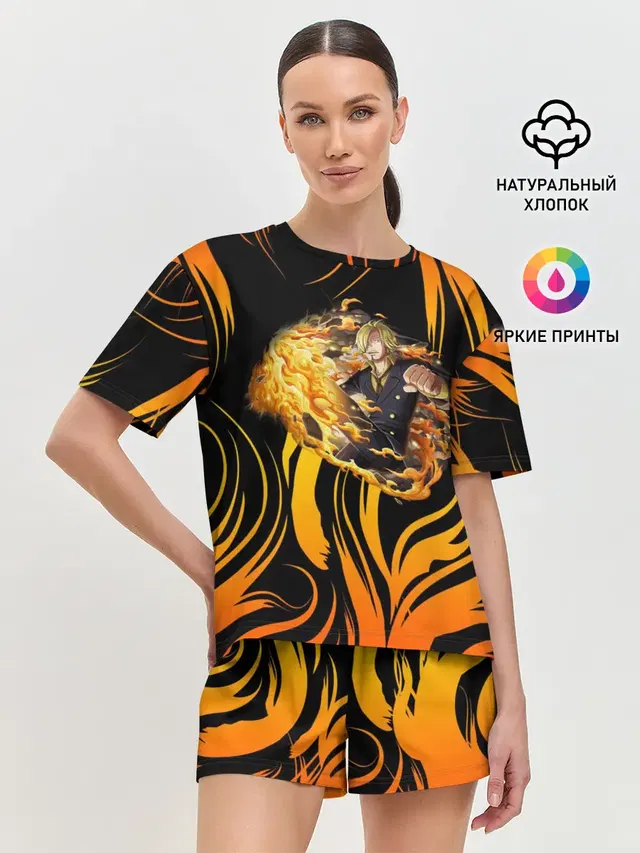 Женская пижама с шортами