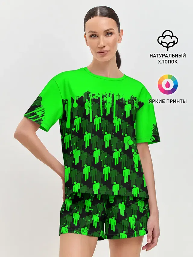 Женская пижама с шортами