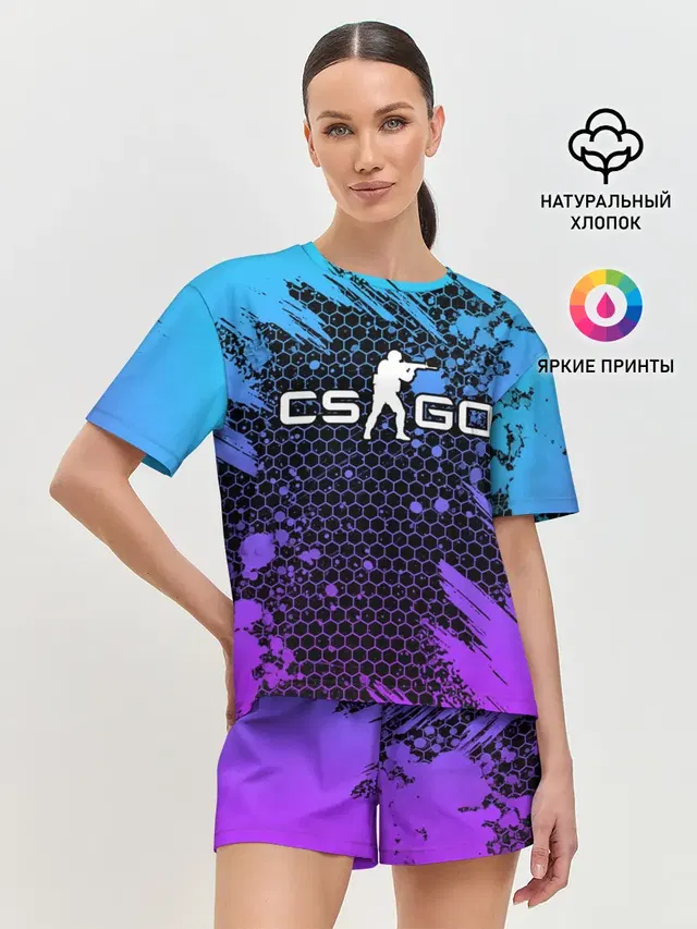 Женская пижама с шортами