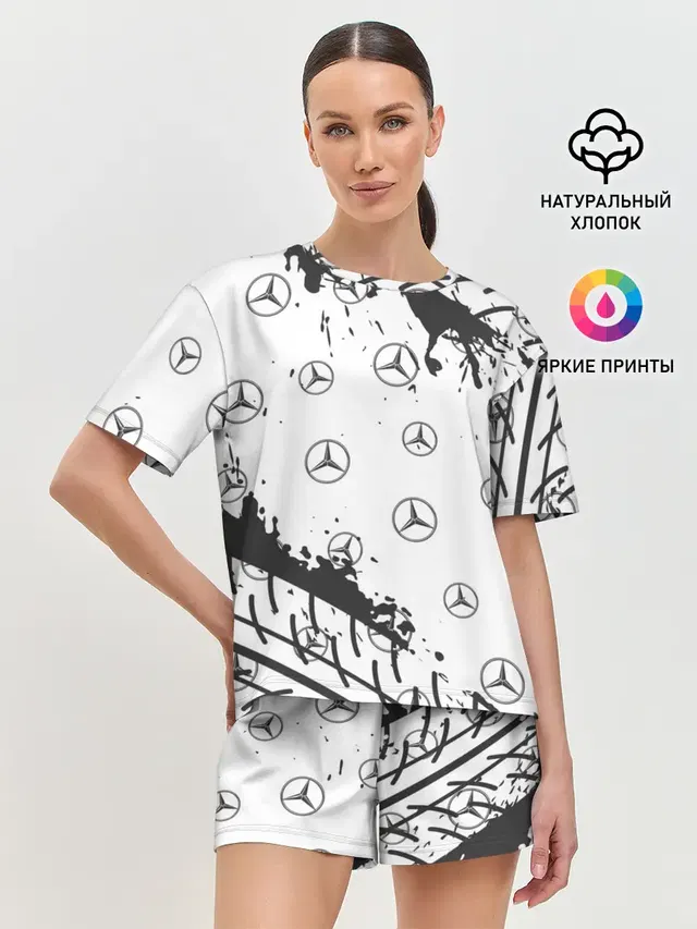 Женская пижама с шортами