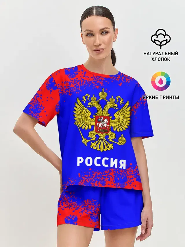 Женская пижама с шортами