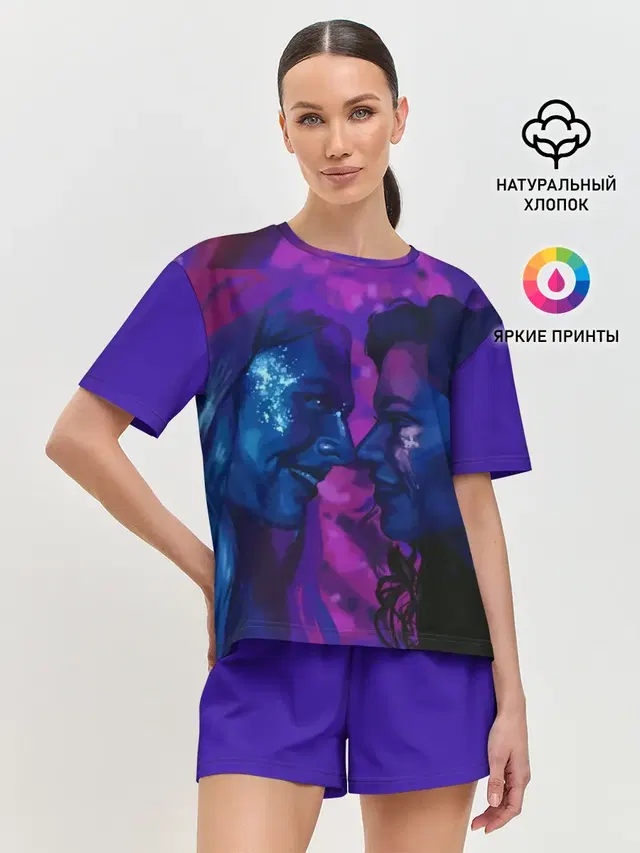 Женская пижама с шортами