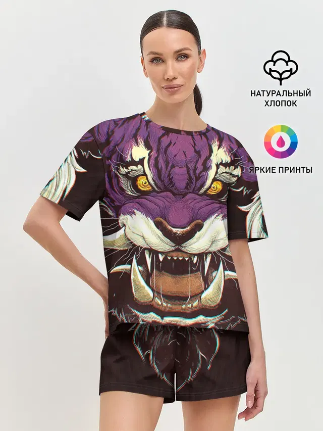 Женская пижама с шортами