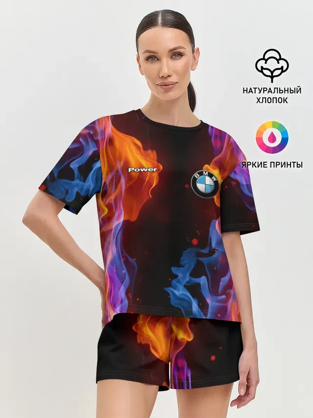 Женская пижама с шортами
