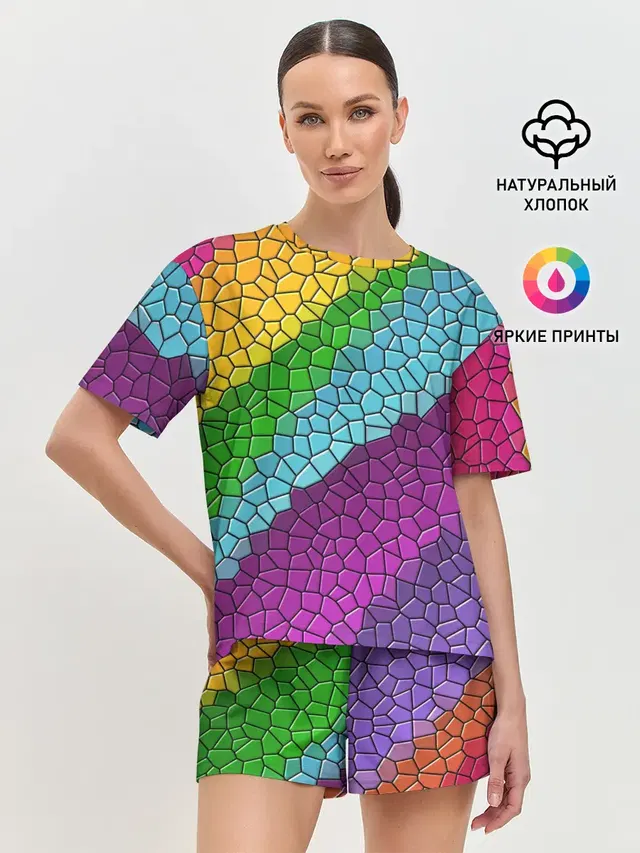 Женская пижама с шортами