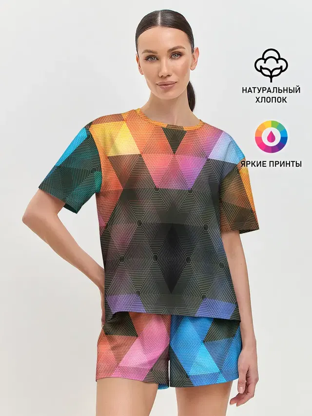 Женская пижама с шортами