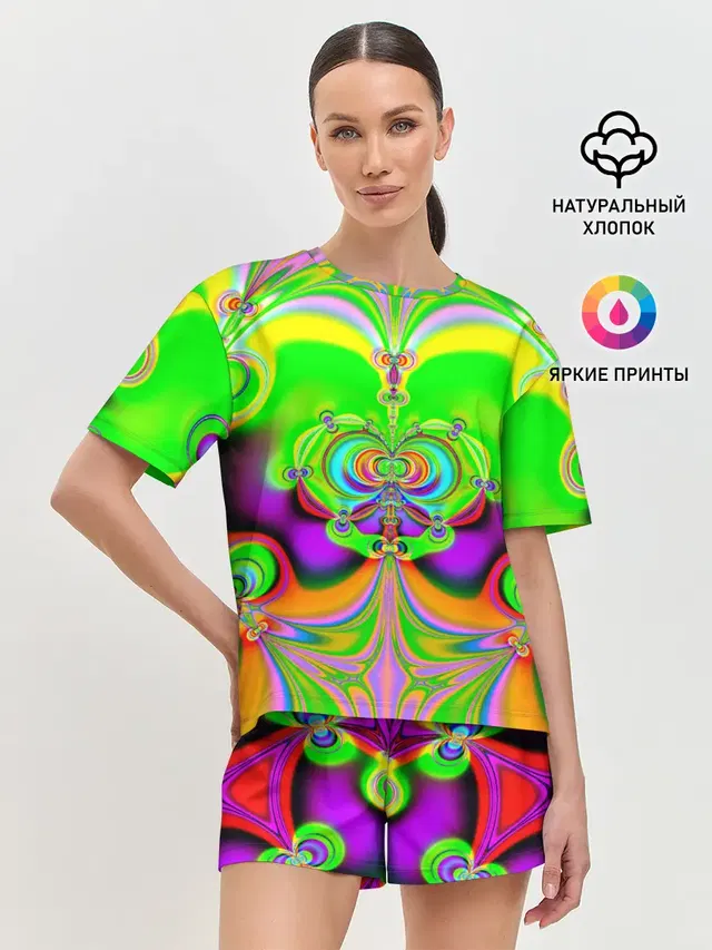 Женская пижама с шортами