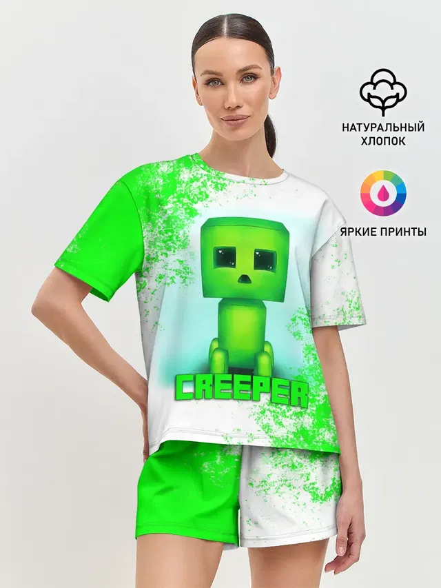 Женская пижама с шортами