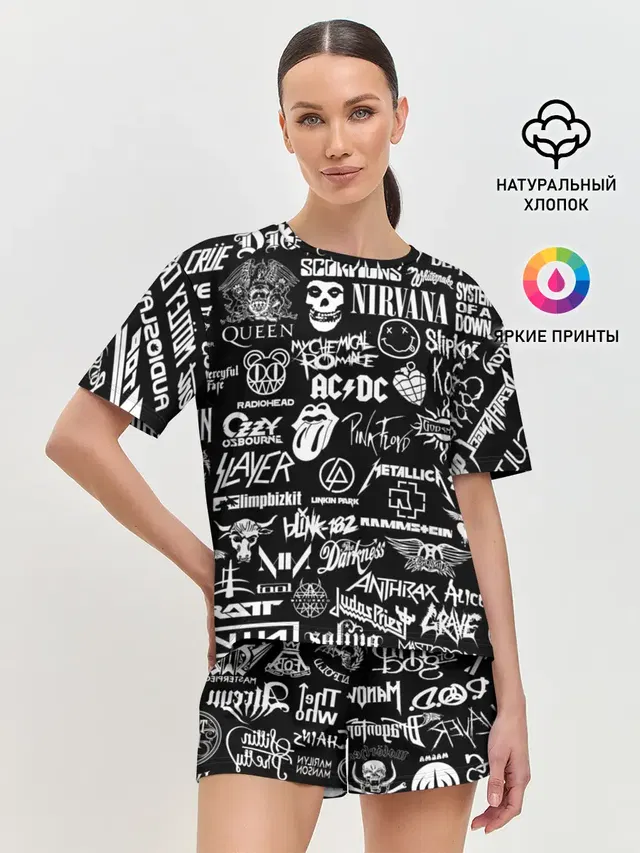 Женская пижама с шортами