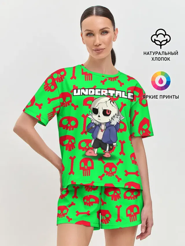 Женская пижама с шортами